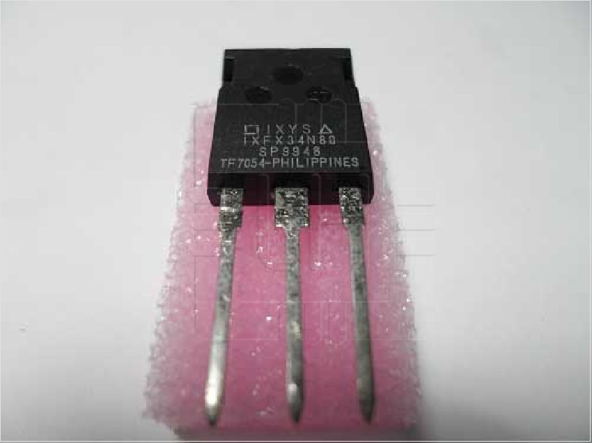 IXFX34N80                         Transistor N-MOSFET, unipolar, 800V, 44A, 700W, SOT227B