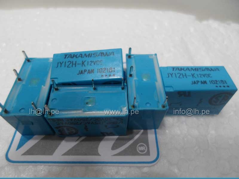 TAKAMISAWA JY12H-K 12VDC Power Relay - 4 Pins, 5A, General Purpose (1 Piece)
