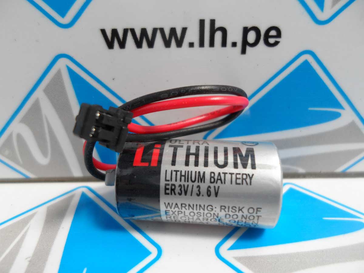 JZSP-BA01 ER3V/3.6V      Batería Lithium 3.6V, LI-SOL2, PLC, 1000mAh