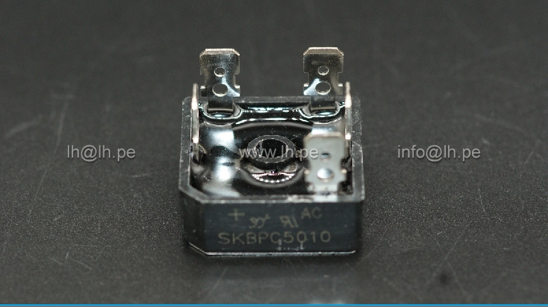 SKBPC5010                  Diodo puente Rectificador, 50A, 1000V, DC Componets