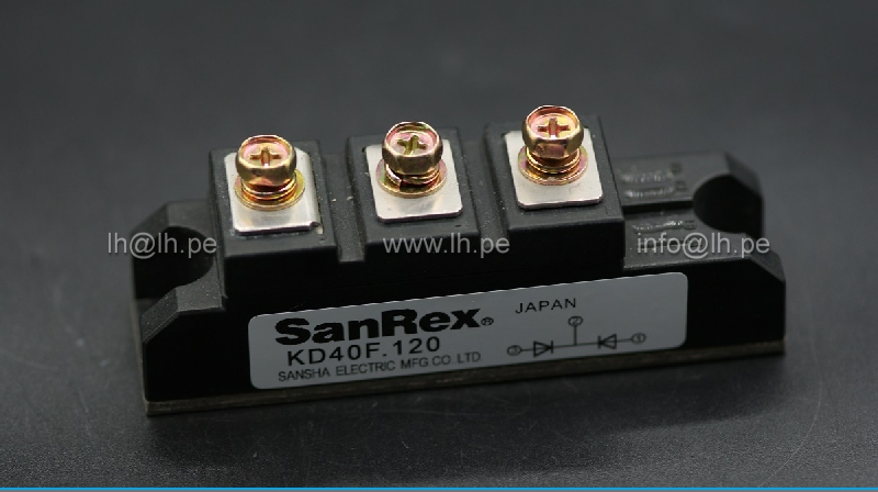 KD40F-120                   Modulo doble diodo 40A, 1200V, SANREX