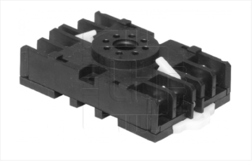 KH-TDR-R8           Socket para relay de 8 pines para riel DIN