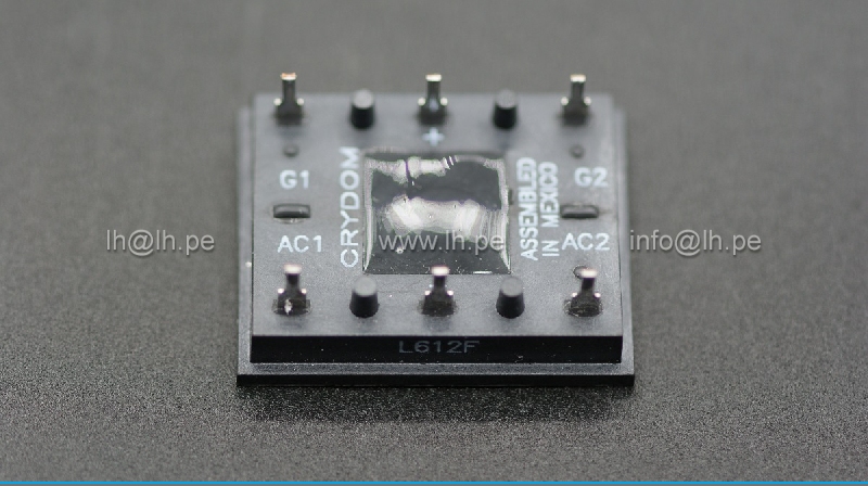 L612F                Puente rectificador: semi controlado; 42.5A, 400V, Ufmax: 1,6V, CRYDOM