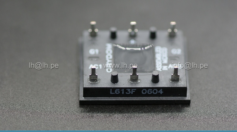 L613F               Puente rectificador: semi controlado; 42.5A, 400V, Ufmax: 1,6V, CRYDOM