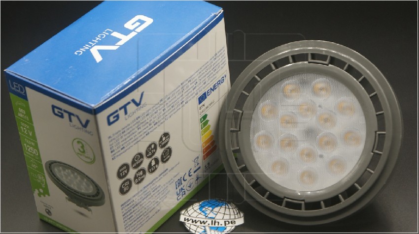 LD-AR111NW13W40-15                     Lámpara LED; blanco neutral; G53; 12VDC; 1250lm; 12,5W; 40°; 4000K