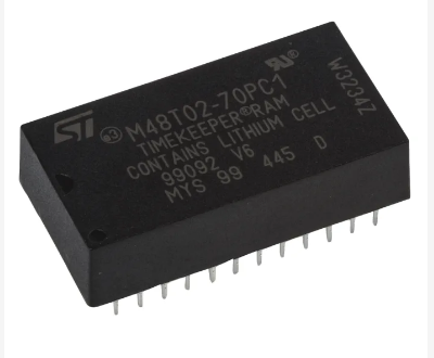M48T02-70PC1             Circuito integrado RTC, NV SRAM, 4.75-5.5V, 16kb, 70ns