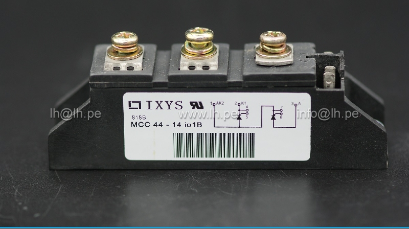 MCC44-14IO1B                  Modulo doble thyristor 49A, 1400V, montaje chasis, TO-240AA, IXYS