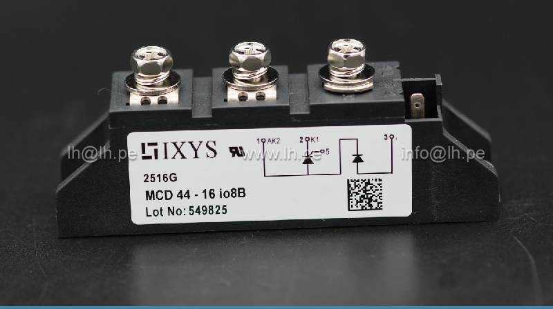 MCD44-16IO8B                  Modulo thyristor diodo 44A, 1600V, marca IXYS