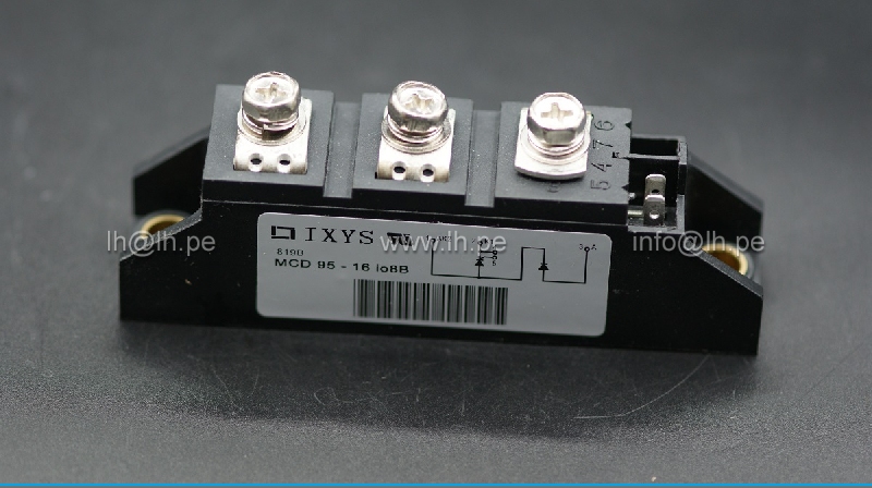MCD95-16IO8B                   Módulo Thyiristor & Diodo, 116A, 1600V, TO240AA; Ufmax: 1,27V, IXYS