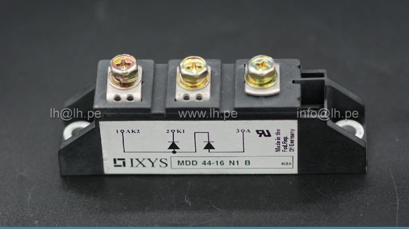 MDD44-16N1B                               Modulo diodo 59A, 1600V, doble serial, marca IXYS