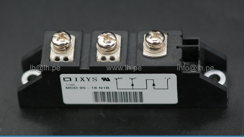 MDD95-16N1B                              Módulo de doble diodo 1600V, 120A, marca IXYS