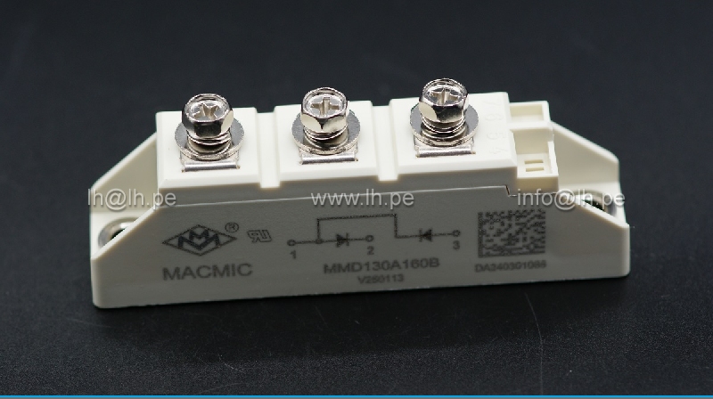 MMD130A160B                  Modulo doble diodo Semipack 130A, 1600V, MACMIC