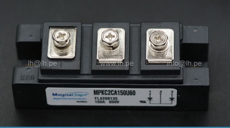 MPKC2CA150U60                    Modulo Fast Recovery Diode 150A, 600VAC, MAGNACHIP
