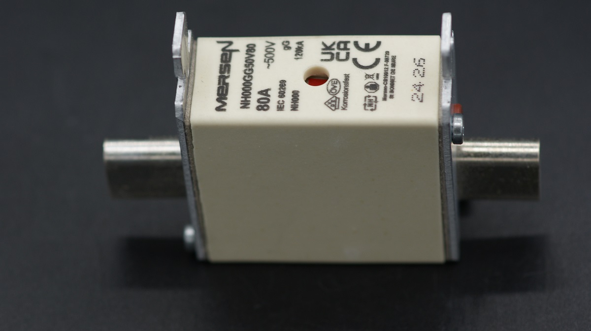 NH000GG50V80 Y216543                  Fusible Indstrial NH-000, 80A; 500VAC; 250VDC, MERSEN