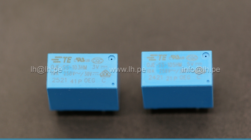 OJE-SS-103HM.000 1461103-1                         Power Relay 3VDC, 10A, SPST-NO, marca TE Connectivity