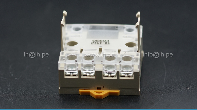 P7LF-06D                    Base relay montaje a chasis 6 posiciones riel DIN, OMRON