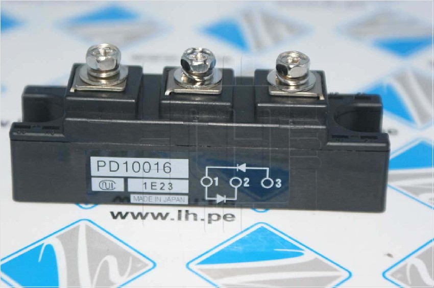 PD10016               Rectifier Diode, 1 Phase, 2 Element, 100A, 1600V V(RRM), Silicon