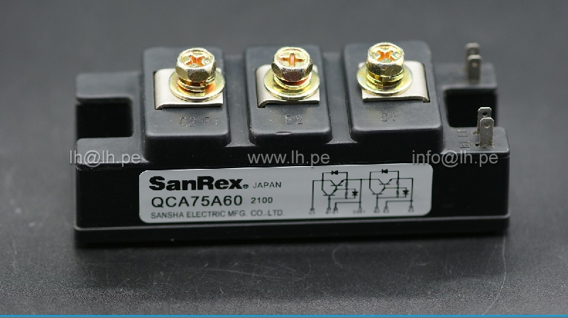 QCA75A60                    Modulo transistor Darlington dual, 75A, 600V, SANREX
