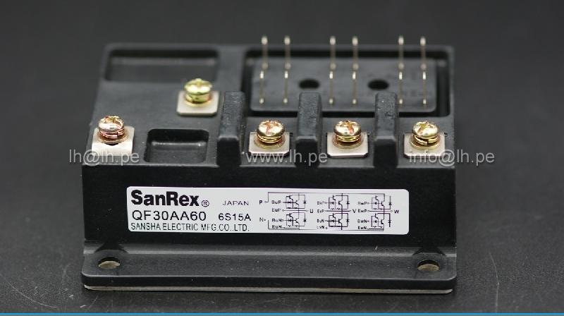 QF30AA60               Modulo transistor Darlington SIX PACK 30A, 600V, SANREX