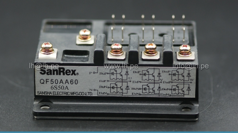 QF50AA60               Modulo transistor Darlington SIX PACK 50A, 600V, SANREX