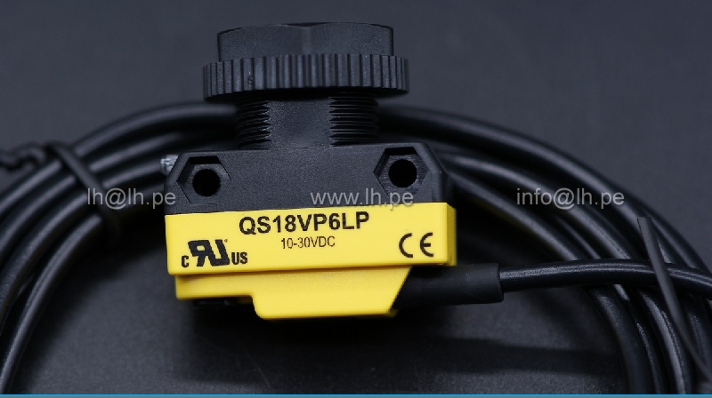 QS18VP6LP           Sensor fotoeléctrico, 3.5m, PNP, LED, 10 to 30 VDC, montaje en panel, Marca: Banner Engineering