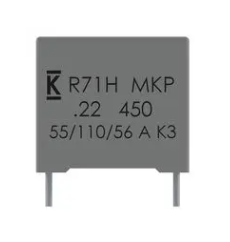 R71XF322050H0K                   Condensador de polipropileno 220nF=0.22uF, 160VDC/ 450VDC, 13x11x5mm, THT