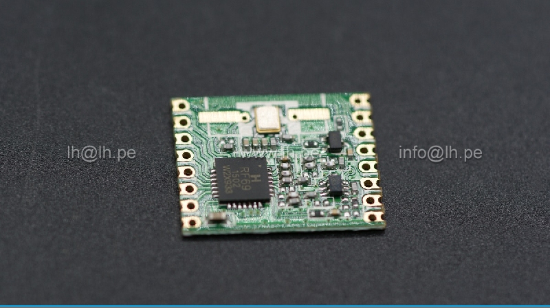 RFM69HW-868S2                                      Módulo RF, transceptor FM, FSK, 868MHz,1.8 to 3.6VDC, marca HOPERF