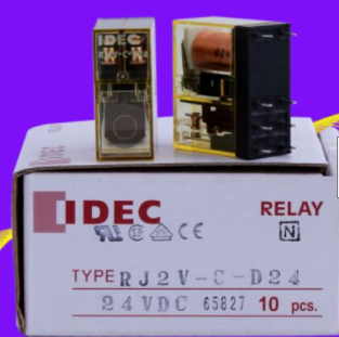RJ2V-C-D24              Relay Miniatura 24VDC, 8 Pines PCB DPDT Marca: IDEC