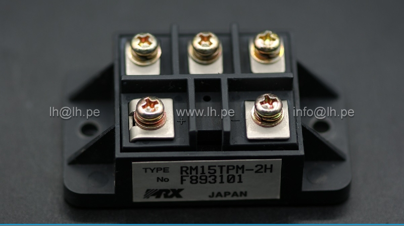 RM15TPM-2H                Diodo rectificador trifásica 15A, 600V, Powerex