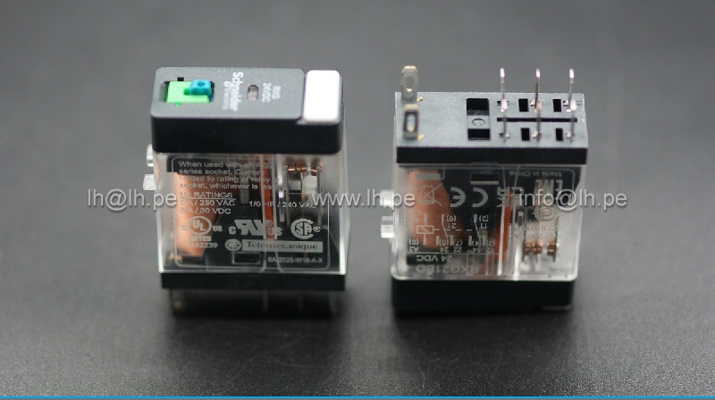 RXG21BD                  Rele electromagnético; DPDT; Bobina 24VDC; 8 Pines, 5A; 5A/250VAC; RXG, SCHEIDER ELECTRIC