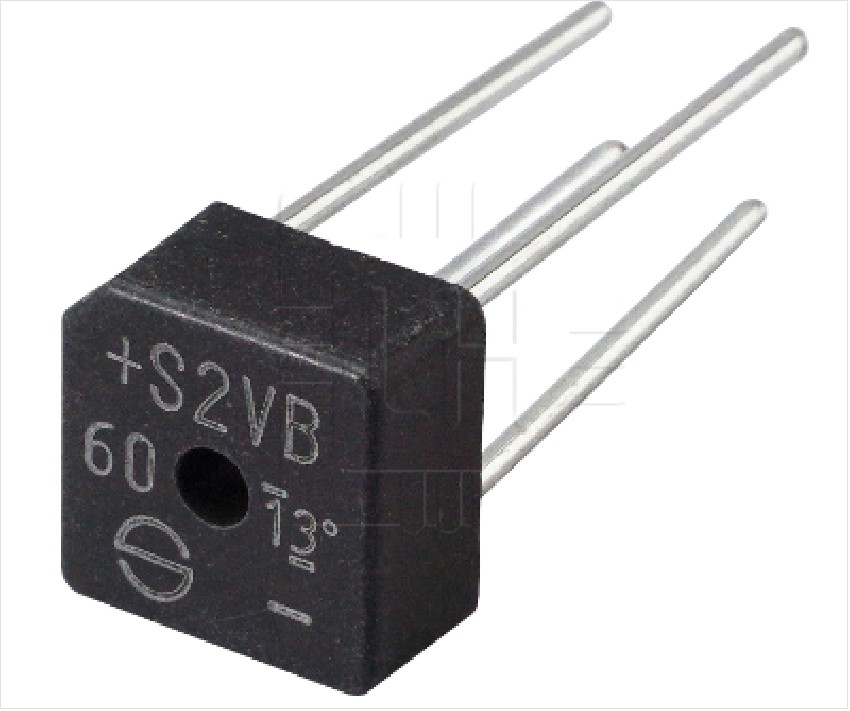 S2VB60-5000                     Puente rectificador, monofásico, 600V, 2A, max 40A