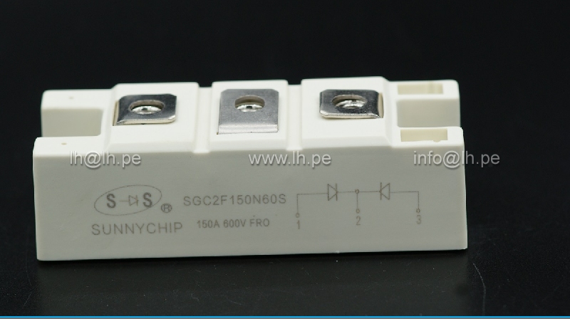 SGC2F150N60S                            Modulo doble diodo 150A, 600VAC, SUNNYCHIP