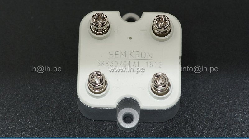 SKB30/04A1                    Puente rectificador 30A, 400V, monofásico, marca SEMIKRON