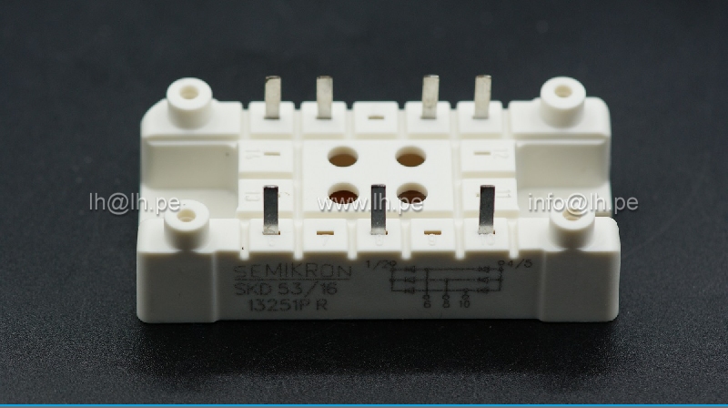 SKD53/16         DIODO BRIDGE RECTIFIER, 53A, 1600V, SEMIKRON