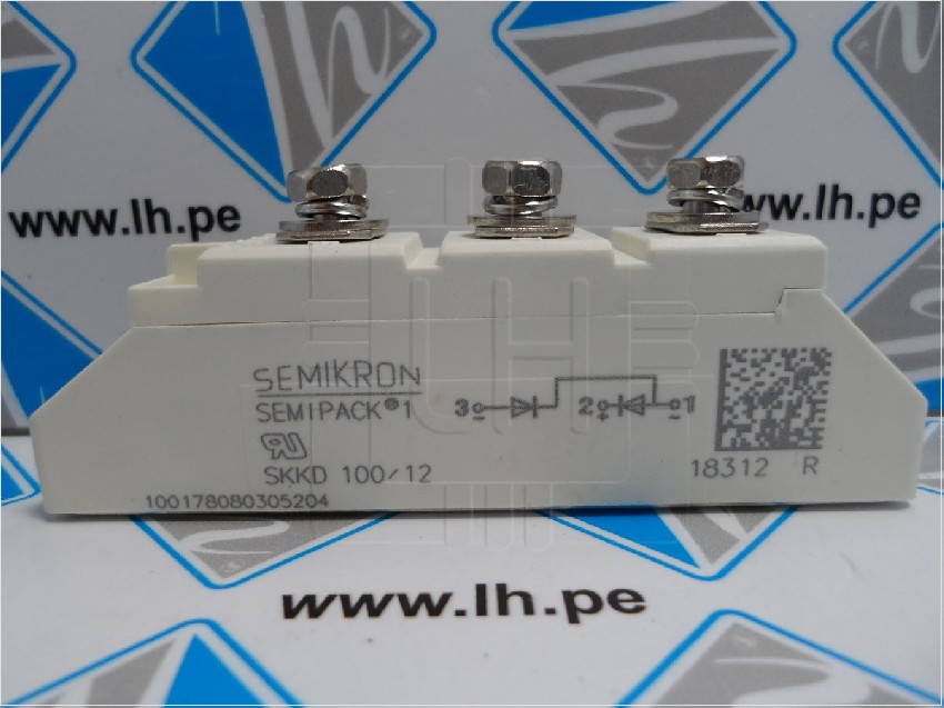 SKKD100/12     RECTIFIER MODULE,1.2KV 100A SEMIPACK 1