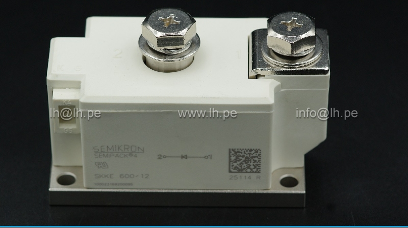 SKKE600/12                     Modulo diodo 600A, 1200V, SEMIPACK 4, marca SEMIKRON