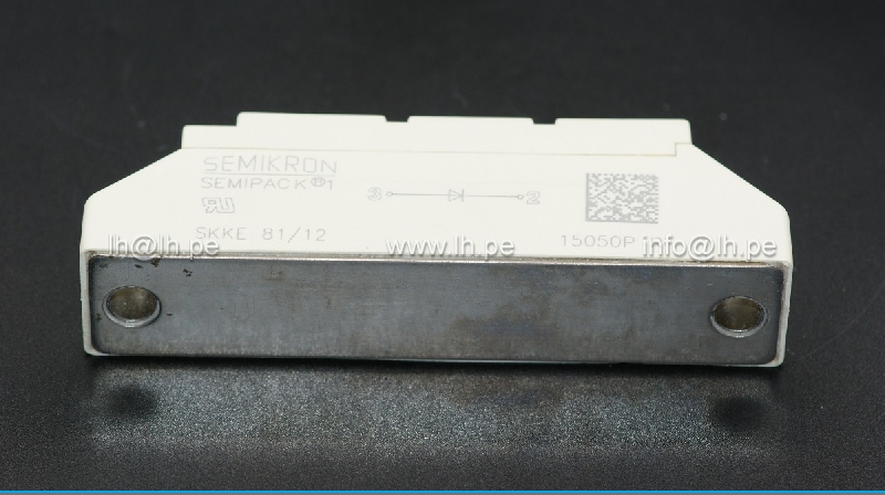 SKKE81/12             Módulo diodo, diodo individual, 80Amp, 1200V, SEMIPACK1, A12, Marca: Semikron