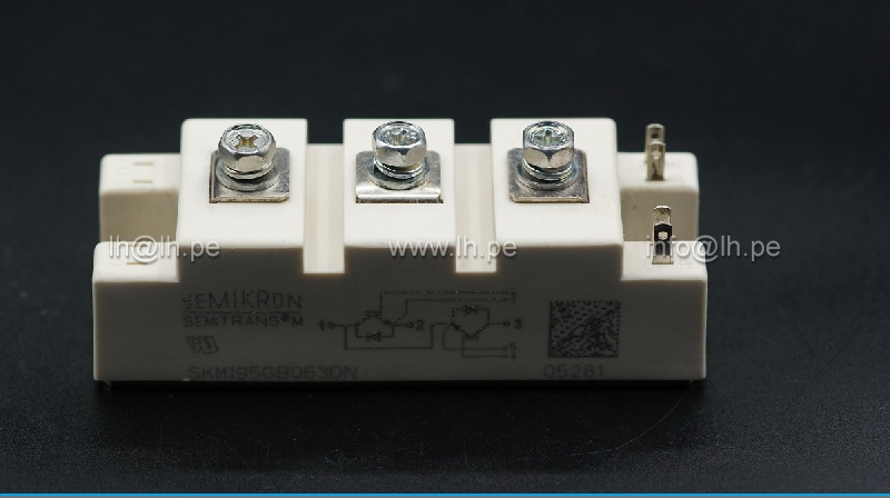 SKM195GB063DN                 SEMITRANS NPT-IGBT MODULES; DC Collector Current: 250A; Collector Emitter Voltage, Vces: 600V; Collector Emitte