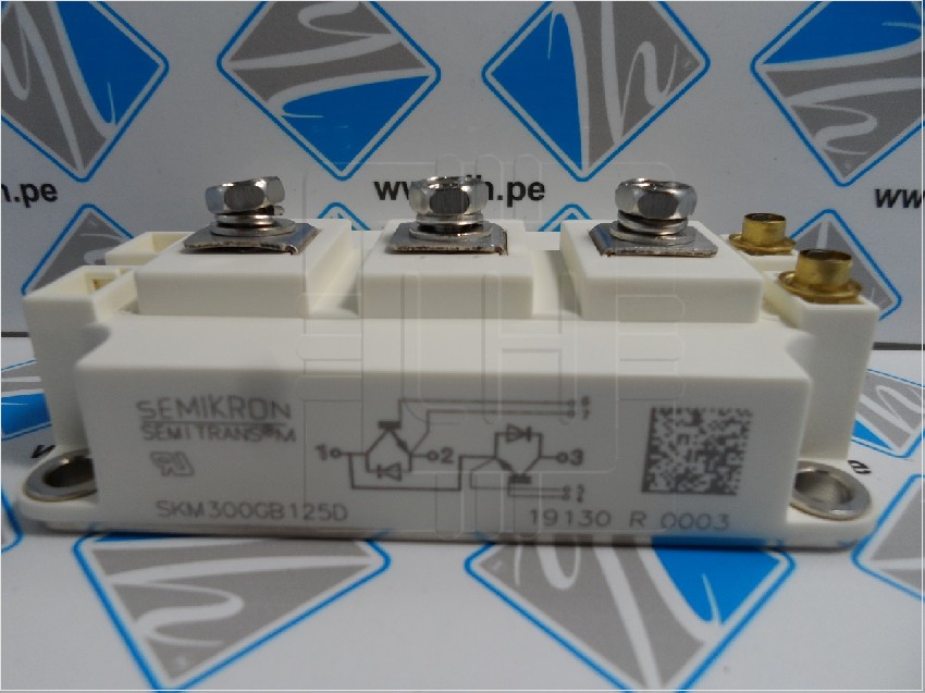 SKM300GB125D          MODULO IGBT, 1200V, 300 A @ DegC, 20 V, Case D 56