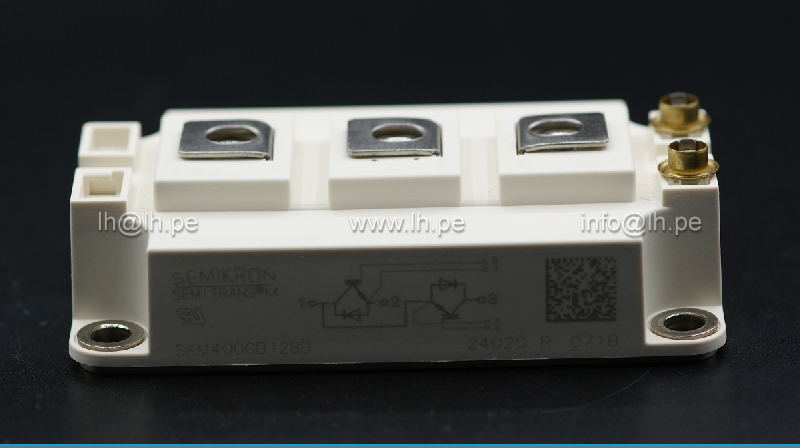 SKM400GB128D                                  Modulo IGBT 400A, 1280V, SEMITRANS, Marca SEMIKRON