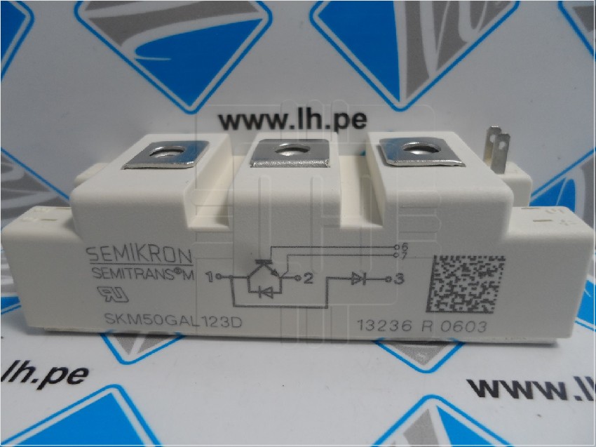 SKM50GAL123D         Transistor: IGBT; 1,2kV; 50A; SEMITRANS2