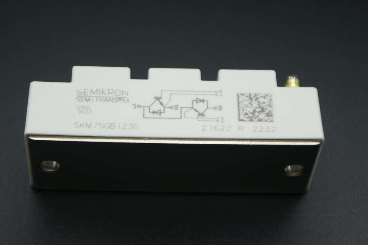 SKM75GB123D                Modulo Transistor, Insulated Gate Bipolar  75A, 1200V