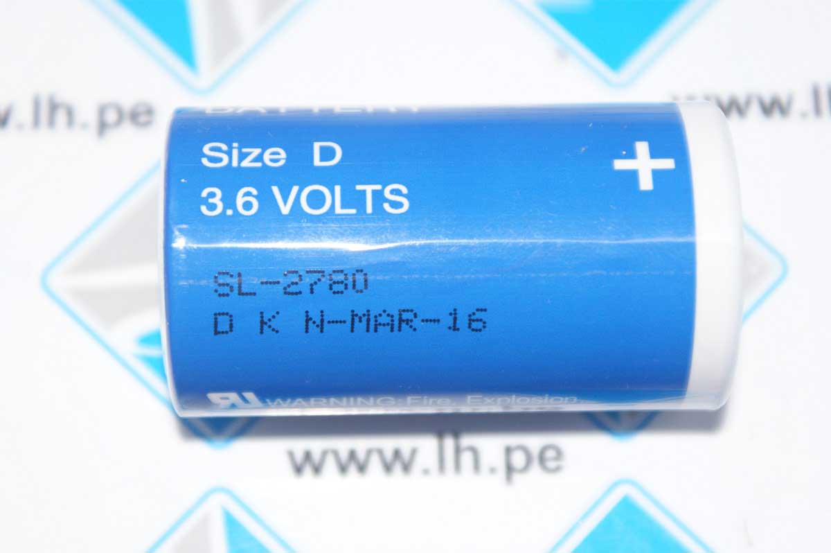 SL-2780       Battery Lithium Thionyl Chloride