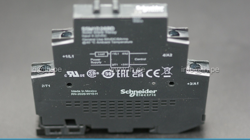 SSM1D26BD                       Rele semiconductor; bobina 4÷32VDC; 6A; 1÷60VDC; para raíl DIN, SCHEIDER ELECTRIC