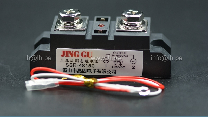 SSR-48150                  Rele stado solido 150A, 24-480VAC, Switching Voltage: 4 to 32 Vdc