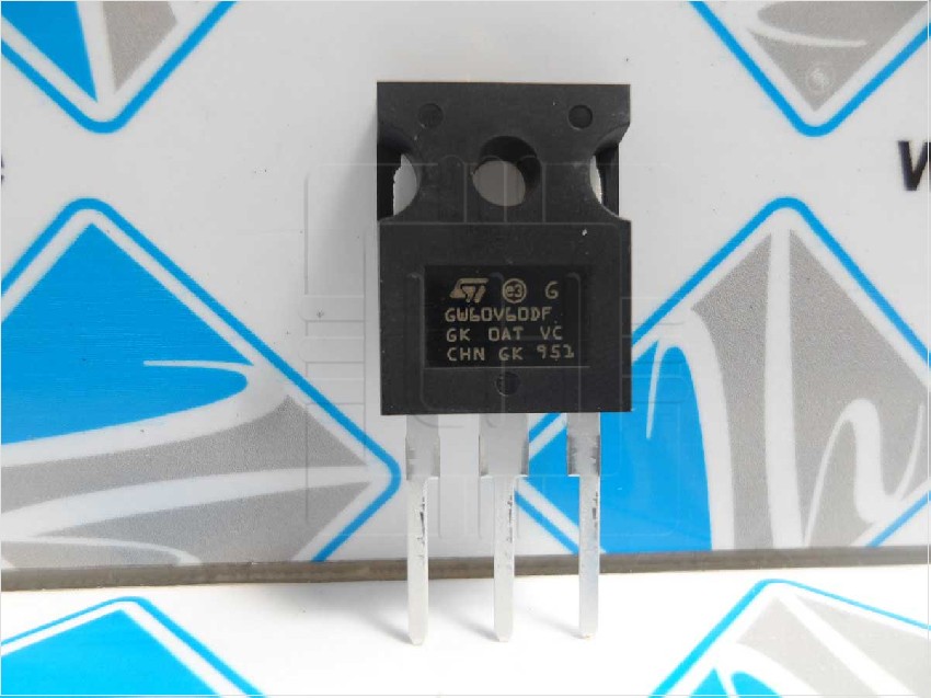 STGW60V60DF          Transistor IGBT, 600V, 60A, 375W, TO247-3