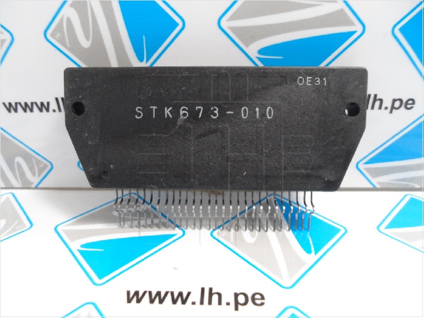 STK673-010    Transistor E is a 3-phase stepping motor driver hybri