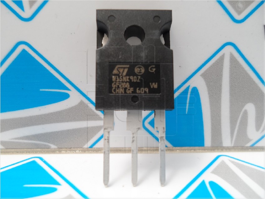 STW15NK90Z         Transistor N-MOSFET, unipolar, 900V, 9.5A, 350W