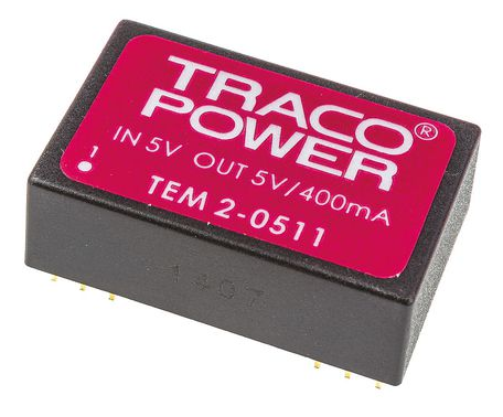 TEM 2-0511         TRACOPOWER 2W Isolated DC-DC Converter, V