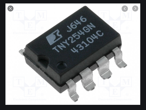 TNY254GN             Circuito integrado PMIC, CA/CC switcher, 85-265V, SO8